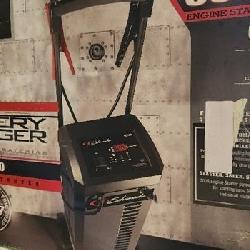Automotive 6 Volt and 12 Volt 300 Amp Fully Automatic Wheeled Jump Starter and Battery Charger