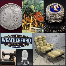 Bidding Ends Fri! ~Incredible *Online Only* Weatherford Gallery Auction! Fine Furniture, Collectibles, Memorabilia, Vintage, Mid Century, Artwork, Antiques & More! Local P/U & Ship Avail.