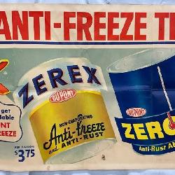 Du Pont Zerex and Zerone Anti-Freeze Banner, 42×26