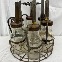 Continental Spark Plug Company 6-Pack Oil Bottle Carrier, 14×14 