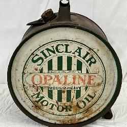 Sinclair Opaline Motor Oil 14-Inch Rocker Can with Handle