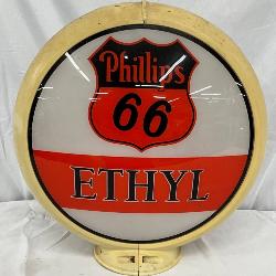 Phillips 66 Ethyl Plastic Body Gas Pump Globe, 13in