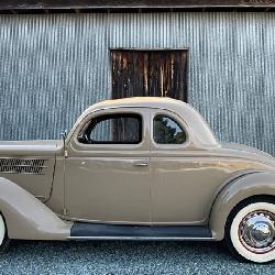 1936 Ford 5-Window Coupe w/Flat Head V8 and Rear Mounted Spare 