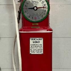 Tokheim Clock Face Gas Pump Model 850 with Texaco Globe