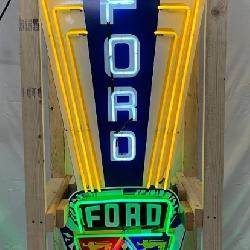 DS Ford Neon Sign, 33in x 75in