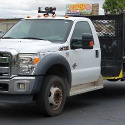2013 Ford F-450 Super Duty XLT Flatbed Truck, 4WD, 6.7L V8, Miles Showing On Odometer 194,703, VIN# 