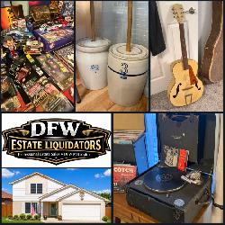 This Fri & Sat! ~HUGE Arlington Collectors Sale! Guitars, Vintage, MCM, Nascar, Lawyers Bookcase, Native American, Uranium Glass, Cast Iron, Huge Copper Kettle, Antiques, Knives & Much More!