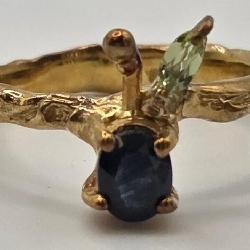 .925 STERLING SILVER RING SIZE 6 (#10)