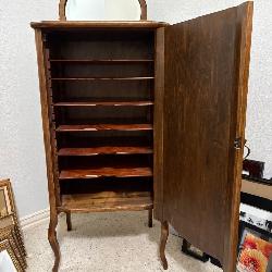 Antique sheet music cabinet