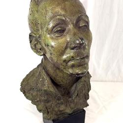 Lot # : 276 - Hip 1950's Pompadoured Bronze Bust