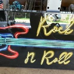 Rock n roll hanging decor
