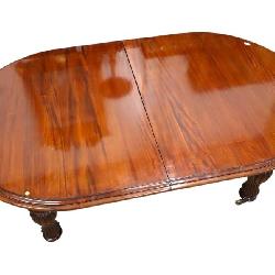 8 ft. 8 inches with 8 leave double crank table - awesome - www.SouthJerseyAuction.com