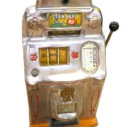 Working Antique Jennings Standard Chief .10 slot machine www.SouthJerseyAuction.com