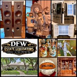 This Fri & Sat! Great Dallas Estate Sale! Dali Speakers, Baccarat, Lladro, Appliances, Fitness, Autographed Sports Memorabilia, Outdoor, MCM Paintings, Collectibles & More!!