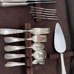 Sherry by Sontag Sterling Silver Flatware Collection – 1,664+ Grams To