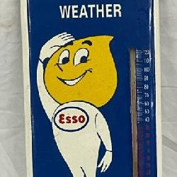HAPPY WEATHER ESSO THERMOMETER 