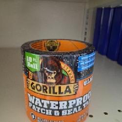 Gorilla 4 in. W X 10 ft. L Black Waterproof Repair Tape