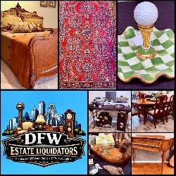 This Fri & Sat! ~Incredible Dallas Estate Sale! Makenzie Childs, LV, Jewelry, Instruments, Fashion, Art, Fine Furniture, Memorabilia, Collectibles, Appliances, Outdoor & Much More!