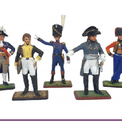 Made In Russia 5 French Revolutionary Napoleonic Military Figures