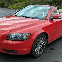 2009 Volvo C70 T5 Convertible, 5 Speed Automatic, FWD, 2.5L I5, Miles Showing On Odometer 143,496, V