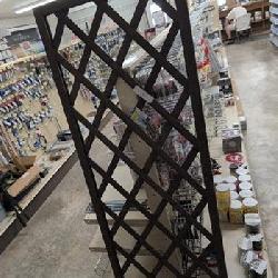Panacea 72 in. H Brown Wood Trellis