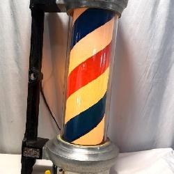 Lot # : 47 - William Marvy Co. Model 55 Spinning Barber Pole