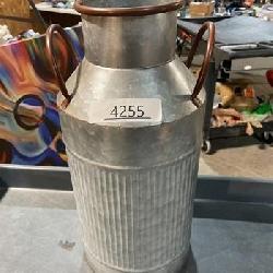 Galvanized Milk Can from Hobby Lobby