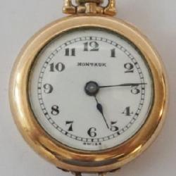1063	MONTAUK LADIES 20 YEAR GOLD CASE POCKET WATCH
