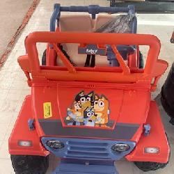 12V Bluey 4-Wheeler Ride-on, Battery Powered Car
