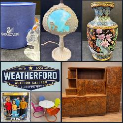Bidding Ends Fri! ~Incredible *Online Only* Weatherford Gallery Auction! Fine Furniture, Collectibles, Vintage, Memorabilia, Antiques, Artwork & More! Local P/U & Ship Avail.
