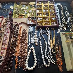 Tons of Jewelry. Costume and real. 