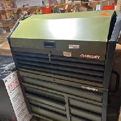 Standard Duty 42 in. x 18 in. D 12-Drawer Matte Army Green Rolling Tool Chest Combo
