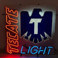 Tecate Light Wall Hanging Neon Sign