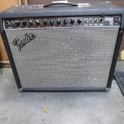 Fender Deluxe 112 black amplifier with plugs