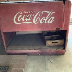 Vintage Coca Cola ice chest 