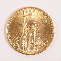 6249987: 1924 American $20 Twenty Dollar Saint Gaudens Double Eagle Gold Coin FJS3