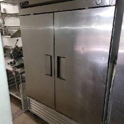 True stainless steel 2 door freezer 