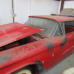 1958 FORD THUNDERBIRD  Restoration Project - Chassis, engine, transmission, seats, interior, light a