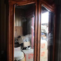 Vintage ARMOIRE 2 mirrors on the front, 92X53X22