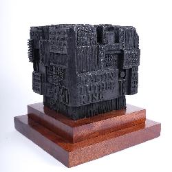 Martin Luther King Jr. Memorial Cube Bronze Maquette after William “Bill” Tarr