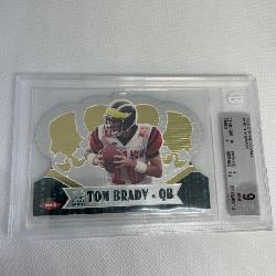 Tom Brady Rookie Card Becket Graded