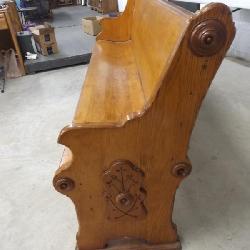 Antique ornate Church Pew