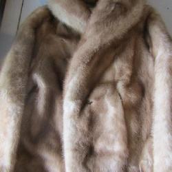 Vintage Oleg Cassini Mink Jacket Designer Genuine Fur Coat Gittleman's Chestnut St., Philadelphia 