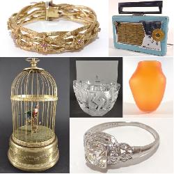 Antiques, Fine Jewelry, Coins, Silver, Decorative Arts & More! Bid Online Now
