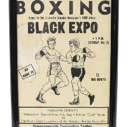 Boxing Black Expo Poster