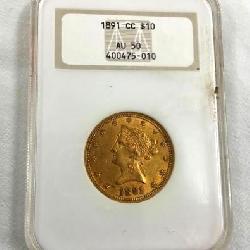 1891 GOLD CC $10 LIBERTY HEAD