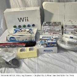 HUGE Nintendo Wii Lot, Featuring Console In Original Box & More