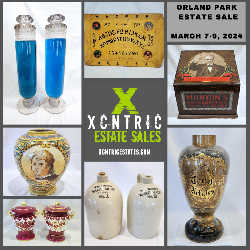 XCNTRIC Estate Sales Pharmaceutical + Collectibles Estate Sale Mar 7-9, 2024