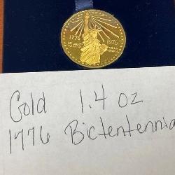 1776 GOLD 1.4 OZ BICTENTENNIAL
