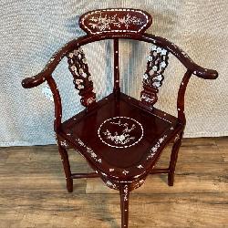 Rosewood Corner Chair